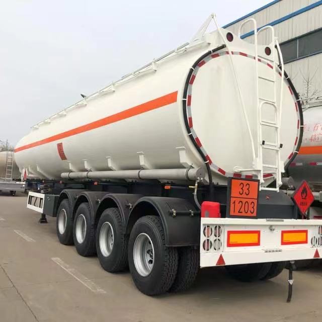 40ft Flatbed Container Semi Trailer ကို အသုံးပြုထားသည်။