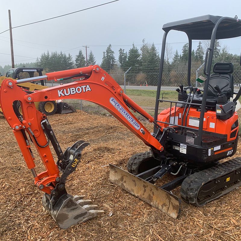 Rxcavator Kubota KX155 Excavator သုံးသည်။